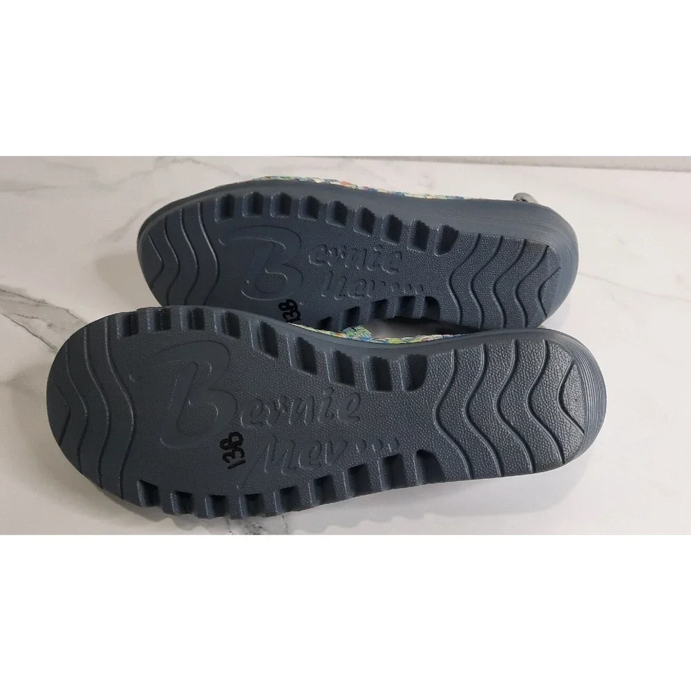 Bernie Mev Womens Multi-Color Pull On Wedges EU 41 US 10/11